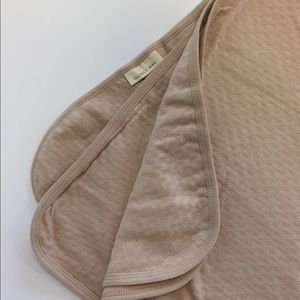 Quincy Mae pointelle baby blanket